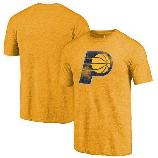 Indiana Pacers Fanatics Branded Gold Distressed Logo Tri Blend T-Shirt,We sell and wholesale Indiana Pacers Fanatics Branded Gold Distressed Logo Tri Blend T-Shirt on line form chian!